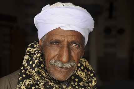 Portrait eines älteren ägyptischen Mannes